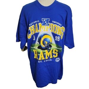 Vintage 1999 St Louis Rams Pro Player NFL Champions TShirt
